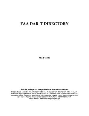 faa dar directory